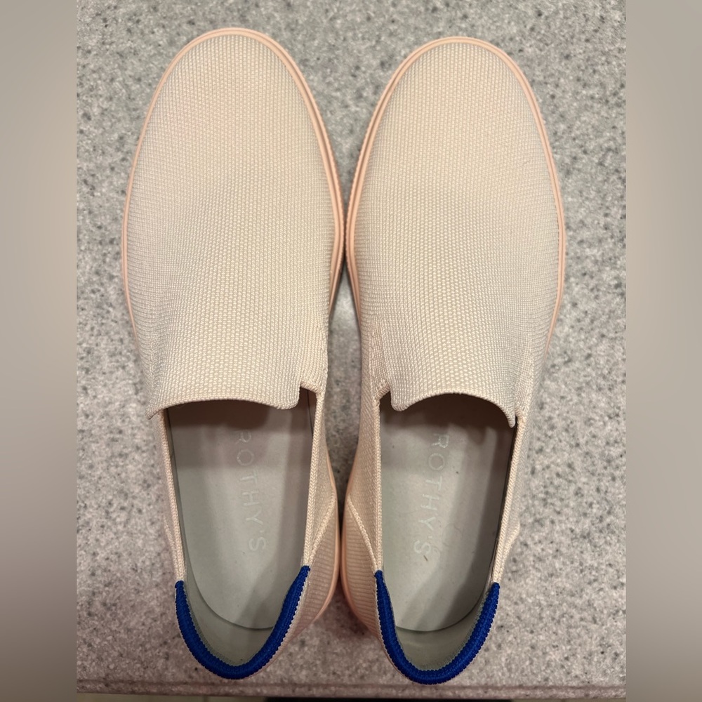 Rothys light pink city sneakers 10.5